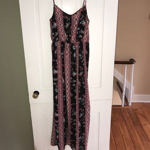 NWT Pink Rose Maxi Dress